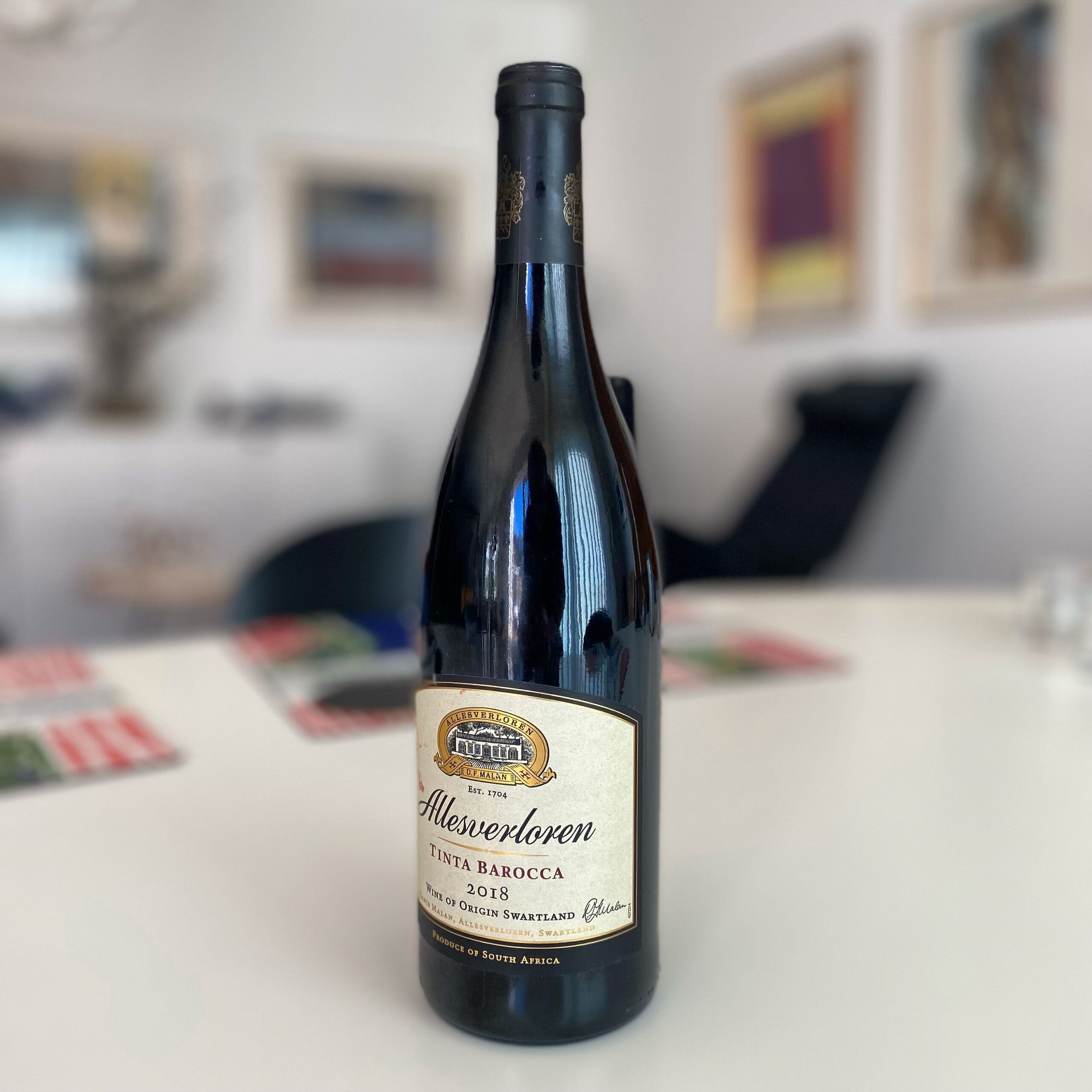 Introducing Allesverloren Tinta Barocca: A Unique South African Wine Experience