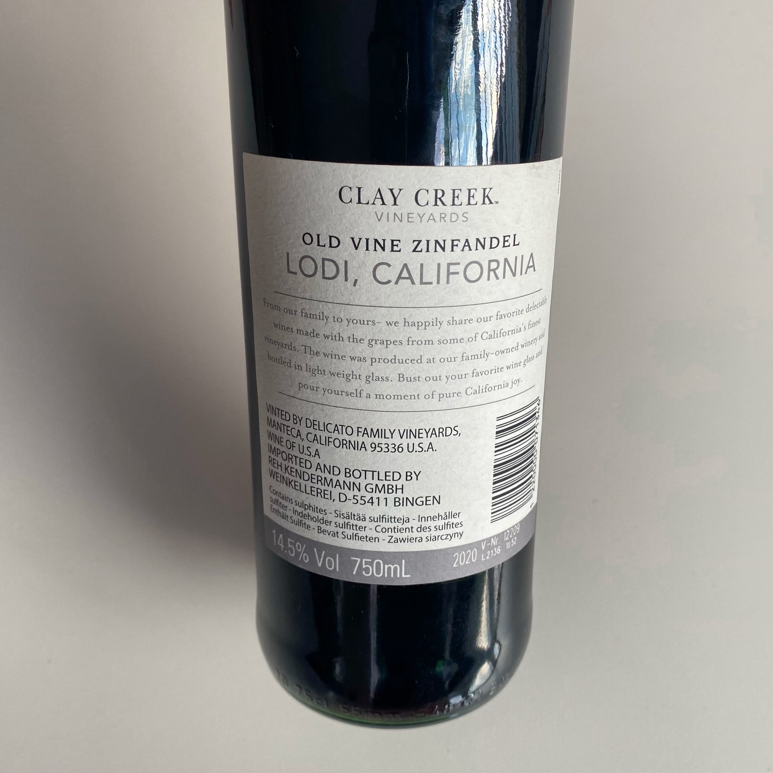 Introducing Clay Creek Zinfandel: A Product of Lodi’s Unique Terroir and Climatic Conditions