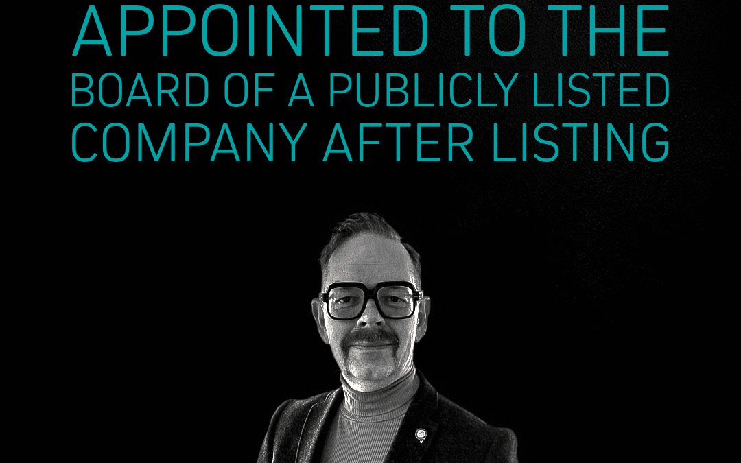 Board member of a publicly listed company