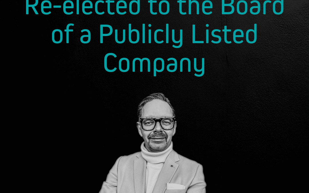 I was re-elected to the board at the general meeting of shareholders of a publicly listed company
