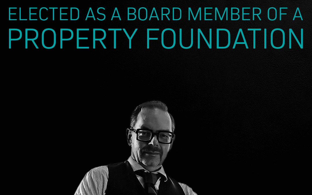 Elected as a board member of a foundation