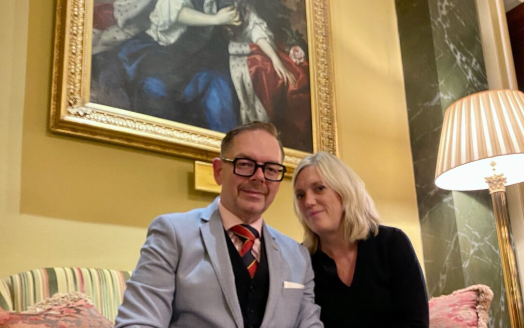 Under the gaze of Mary II, Queen of England, Scotland, and Ireland