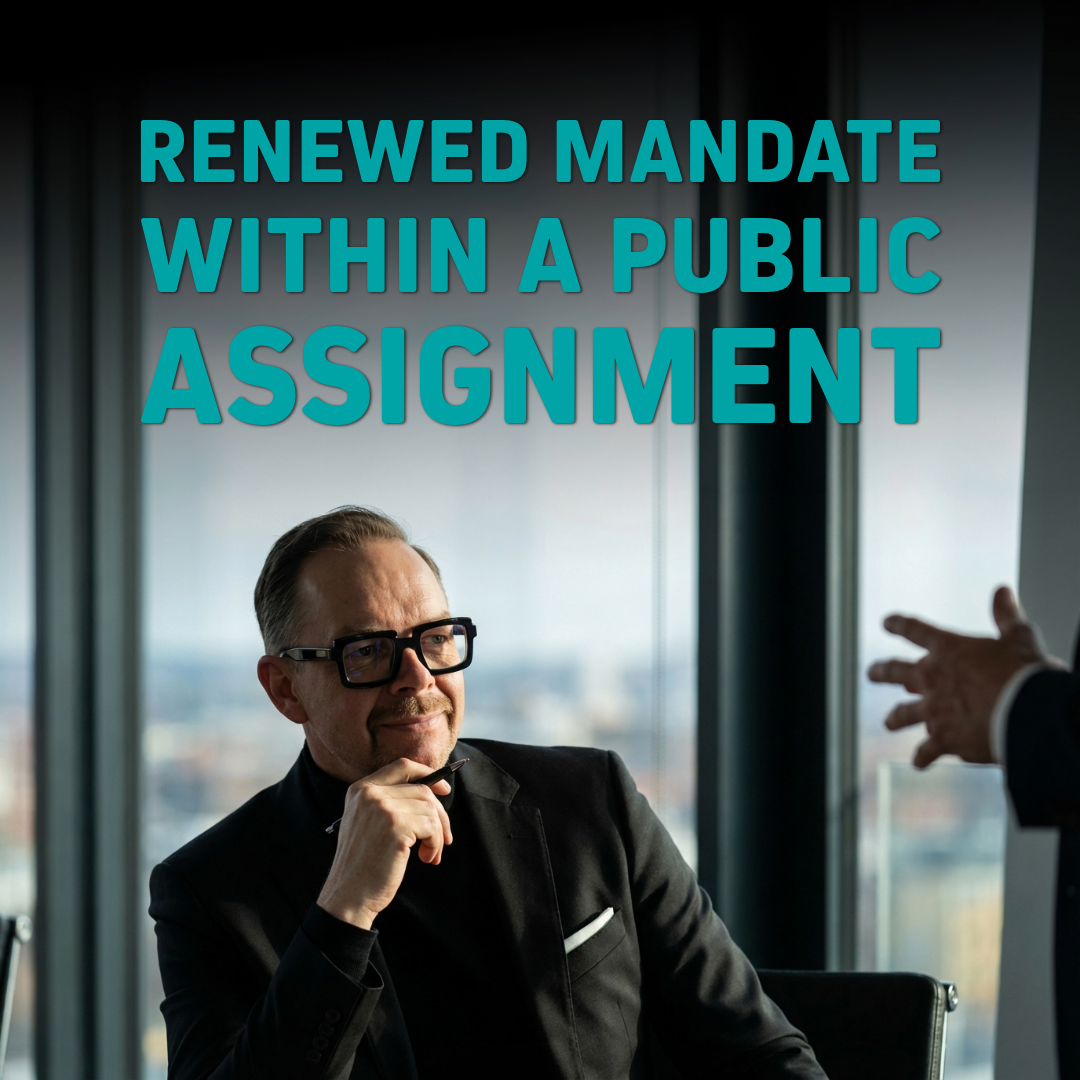 Renewed mandatein a public function