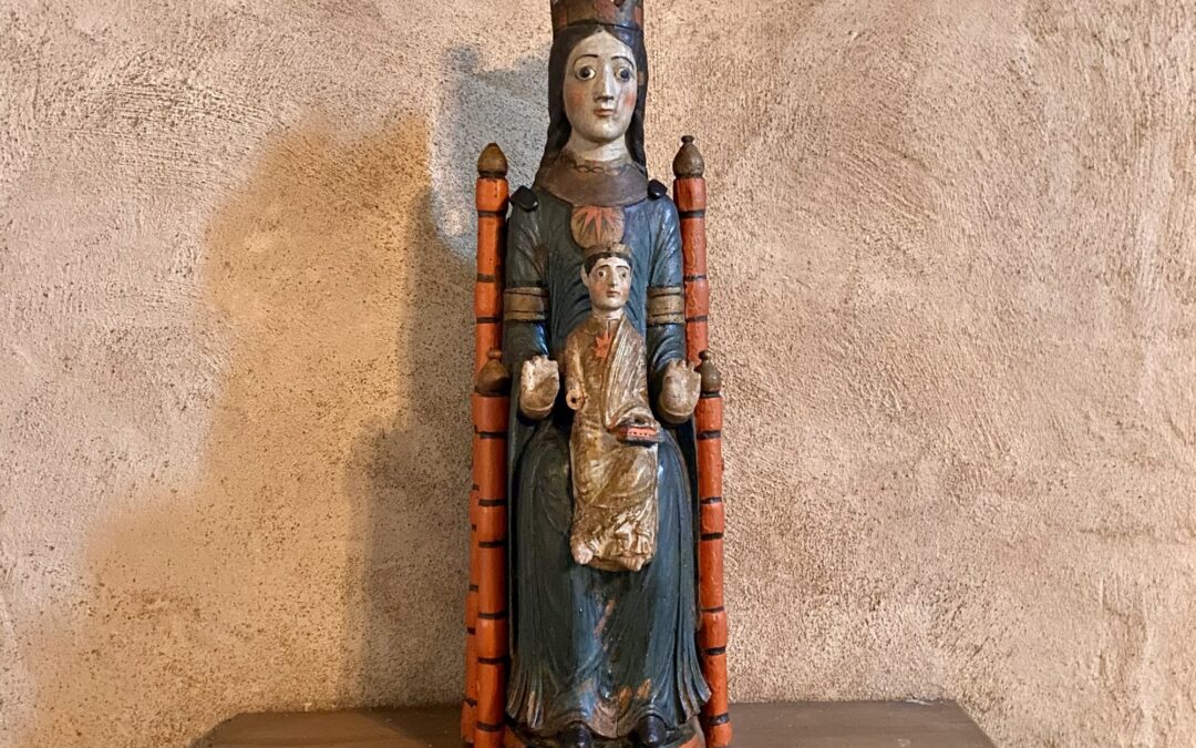 I found myself standing alone in the silence of Heda Church, face to face with the nearly 900 year old Heda Madonna