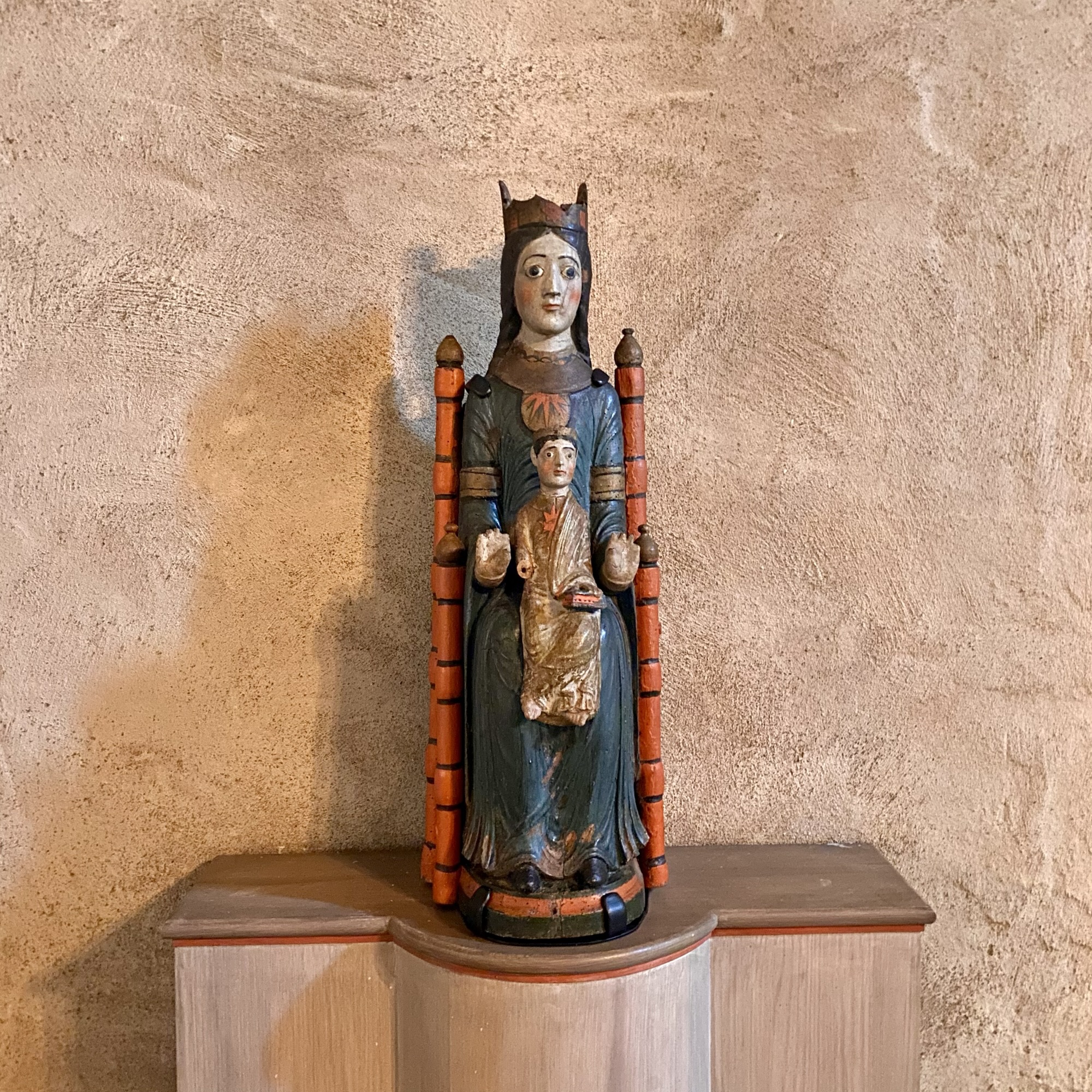 I found myself standing alone in the silence of Heda Church, face to face with the nearly 900 year old Heda Madonna
