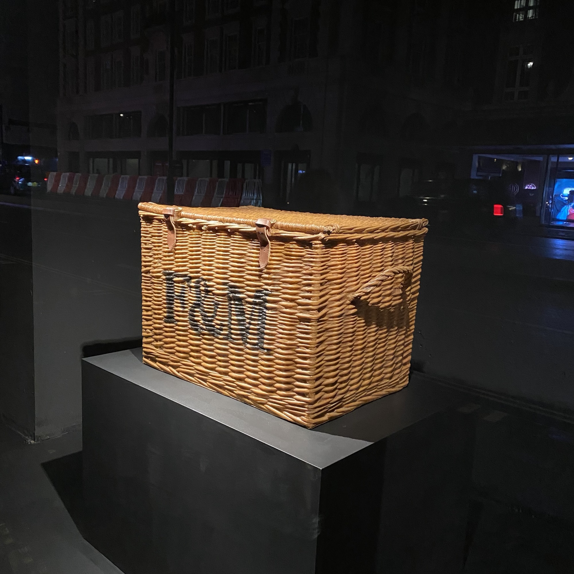 A never-ending walk along Piccadilly continued with late-night window shopping