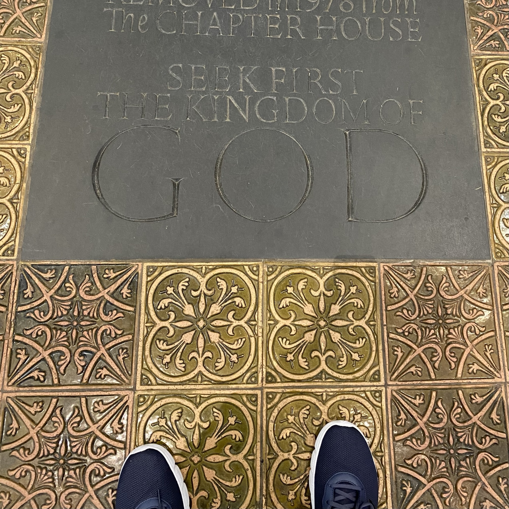 Standing in front of an Abrahamic idea