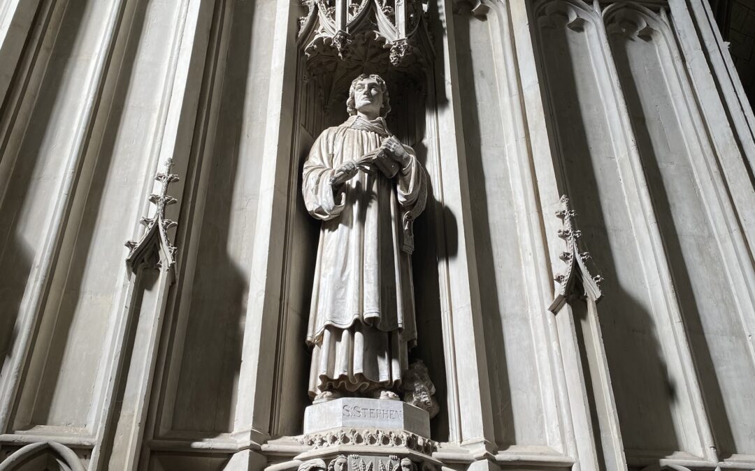I am visiting St Albans Cathedral, a place where Christians have worshipped for around 1,700 years