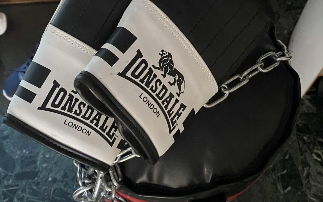Time to get the heavy bag in place and work through some solid combinations